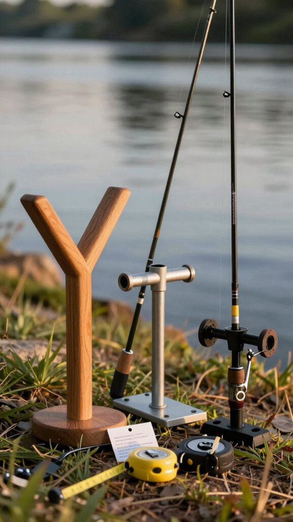 six rugged custom rod holders