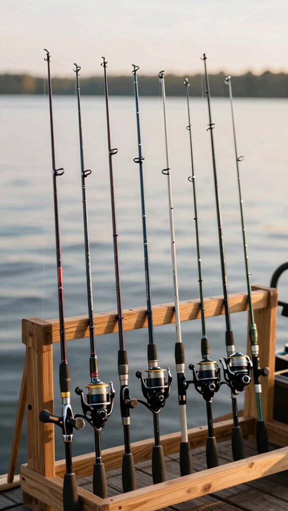 six to seven foot rods