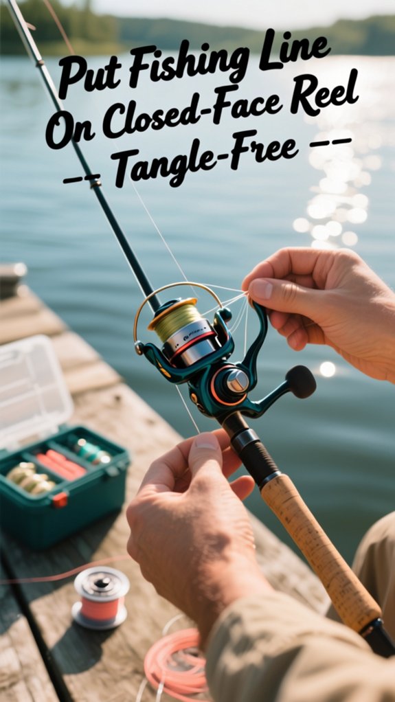 How To Put Fishing Line On A Closed-Face Reel: Tangle-Free