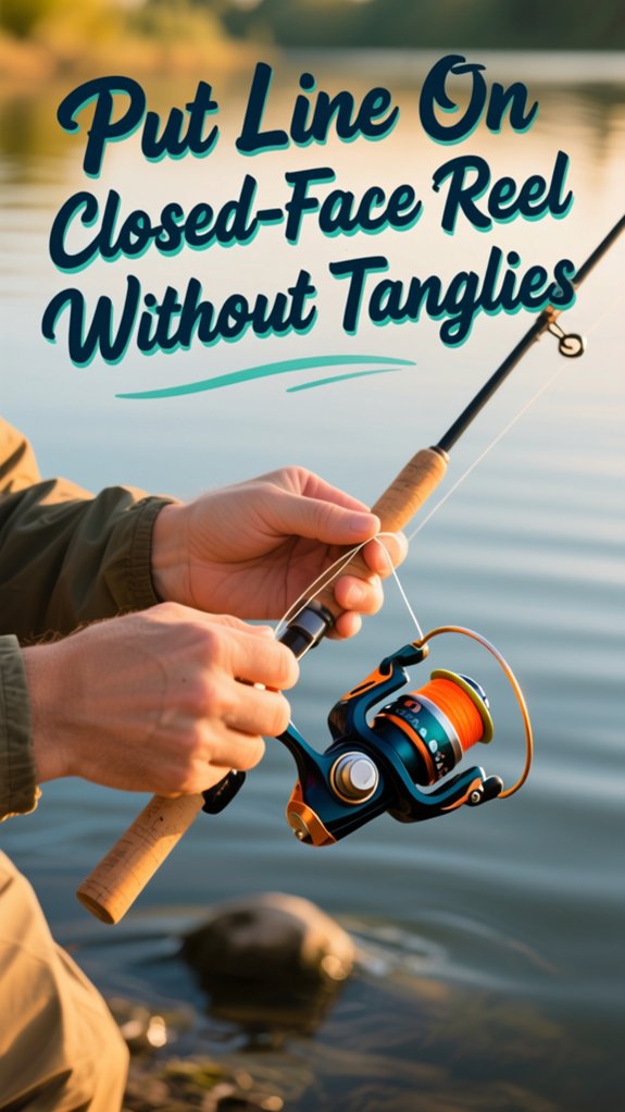 How To Put Line On A Closed-Face Fishing Reel For No Tangles