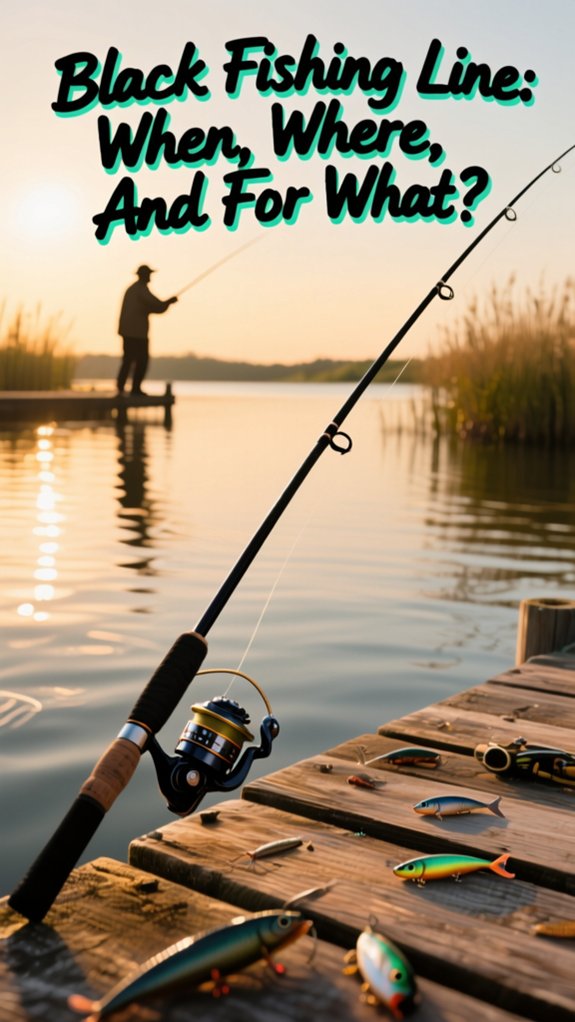 Is Black Fishing Line Good? When, Where, And For What?