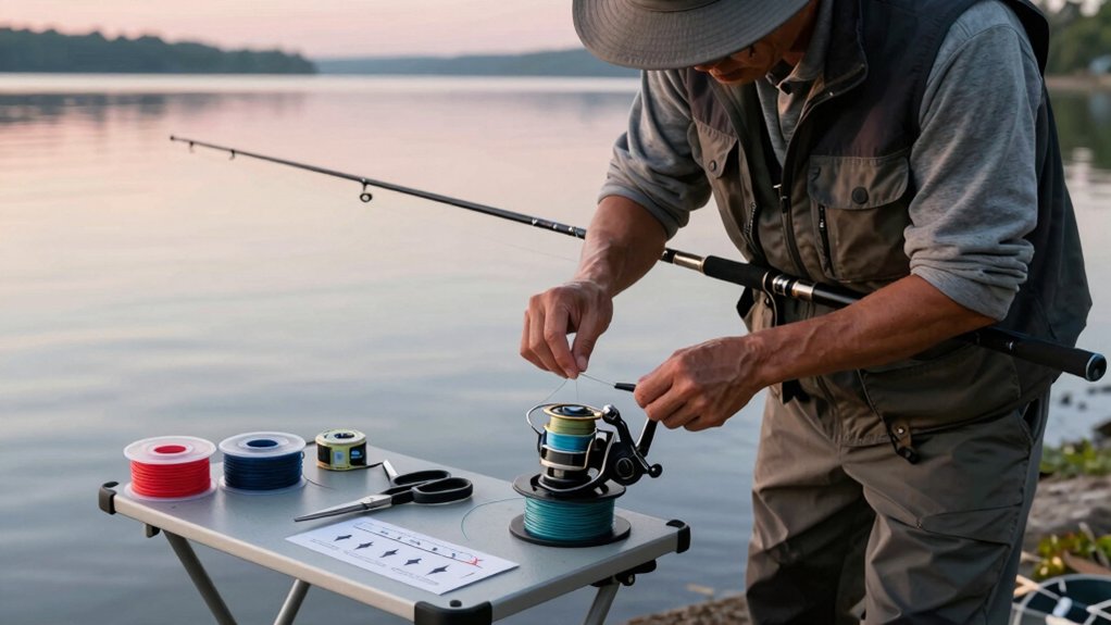 step by step anti tangle spooling