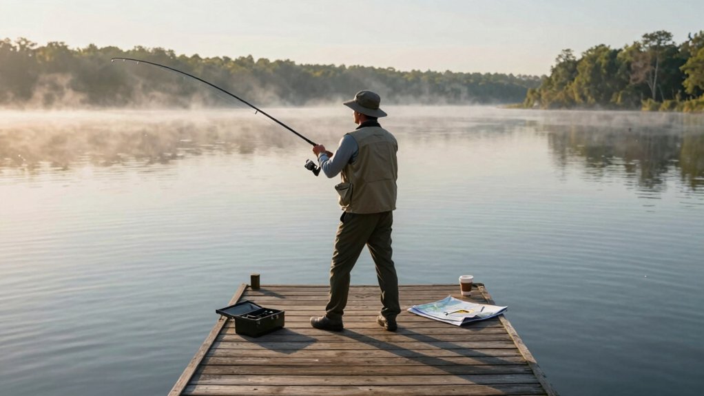 step by step fishing cast