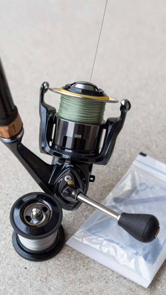 store spooled line properly