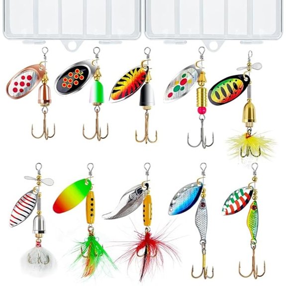 TB Tbuymax Fishing Spinner Baits (10pcs)