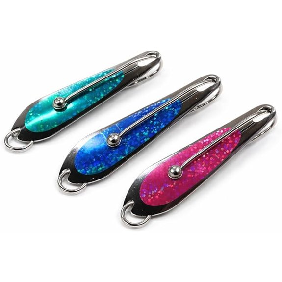 3 Pack) Saltwater Trolling Spoons 3