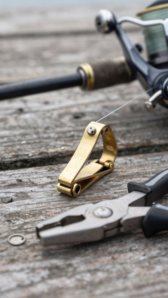 use split shot above hook