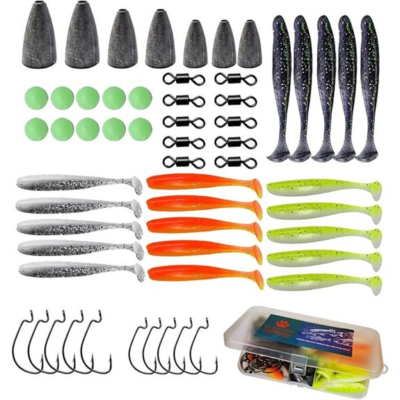WOLFSKIN Fishing Lures Kit with Jig Heads