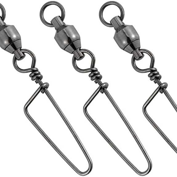 Dr.Fish 20 Pack Fishing Snap Swivels 126LB