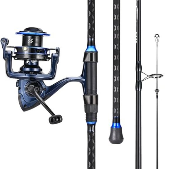 SOUGAYILANG Surf Fishing Rod and Reel Combo (9FT)