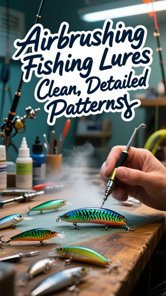 How To Airbrush Fishing Lures With Clean, Detailed Patterns