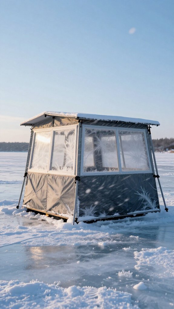 block wind with shelter positioning