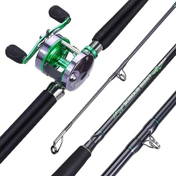 Sougayilang Catfish Baitcast Rod and Reel Combo