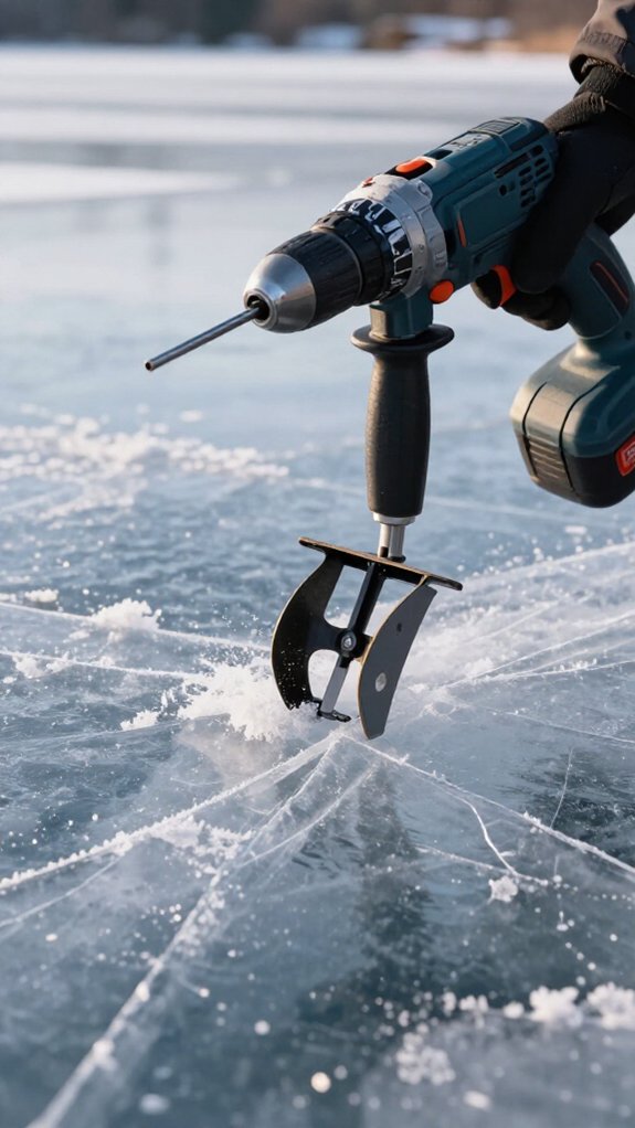 check ice thickness regularly