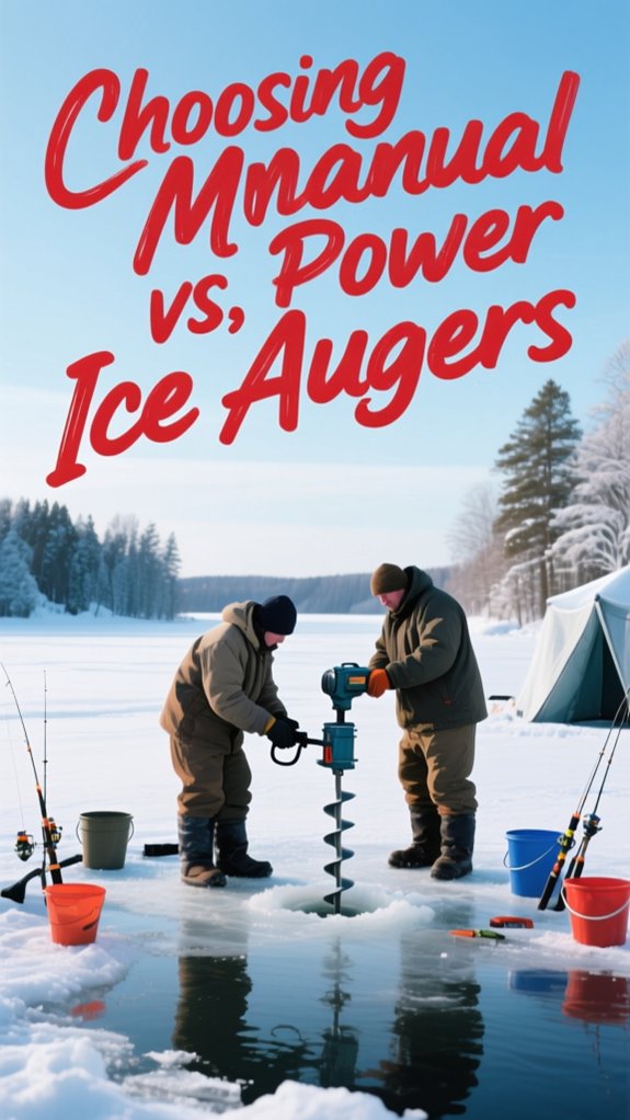 How to Choose Between Manual and Power Ice Augers