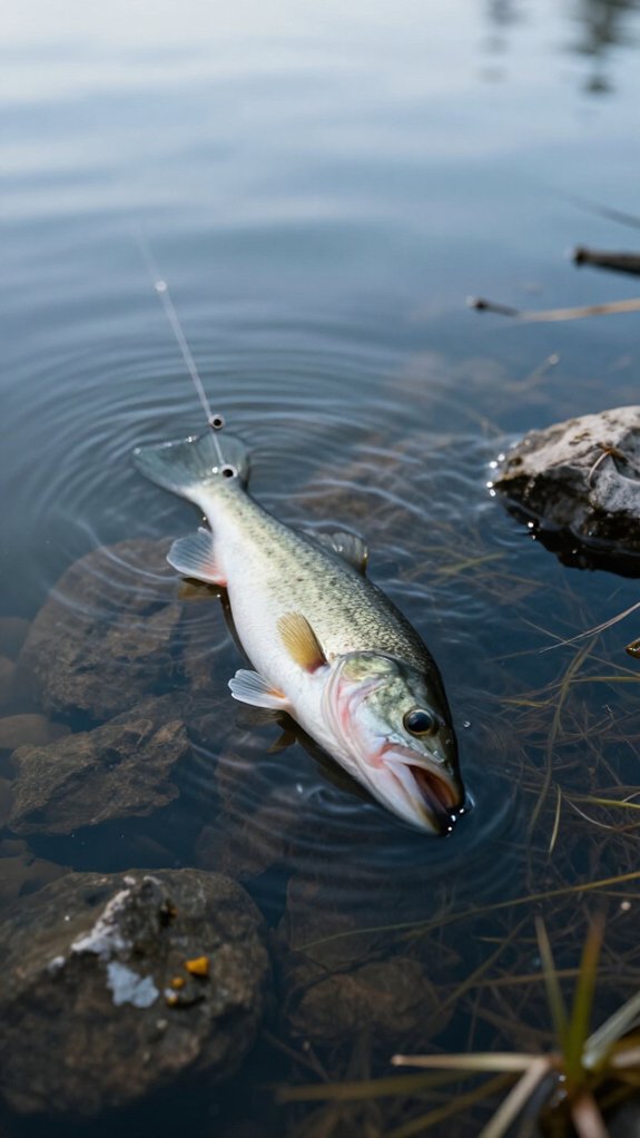 cold water bass lure selection