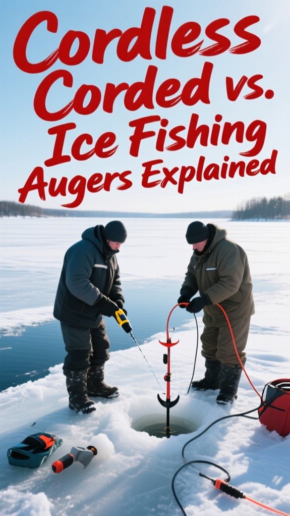 Cordless vs. Corded Ice Fishing Augers Explained