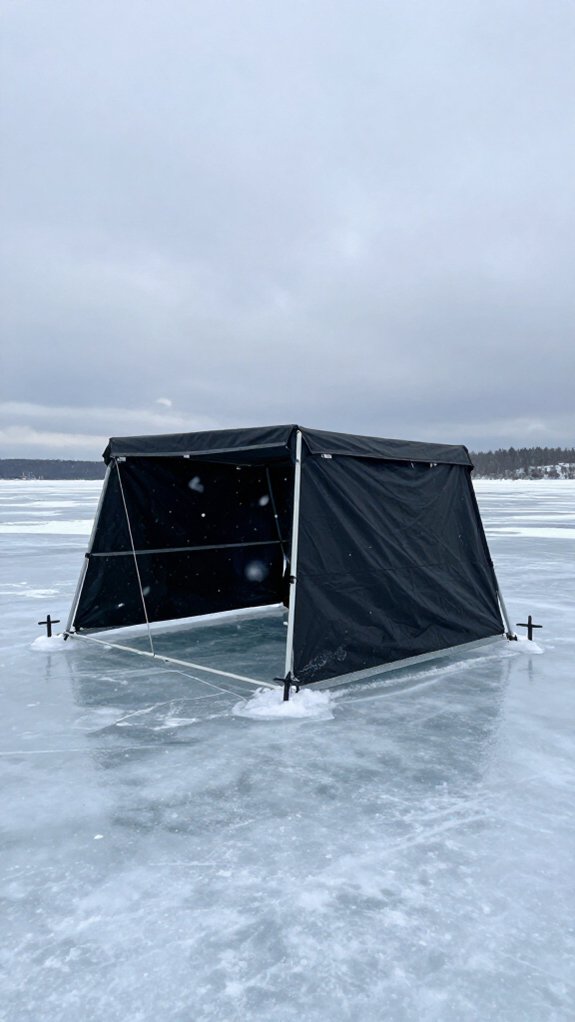 deep angled ice anchors