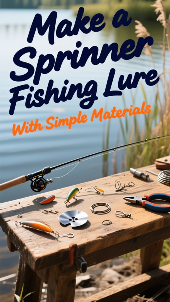 How To Make A Spinner Fishing Lure With Simple Materials