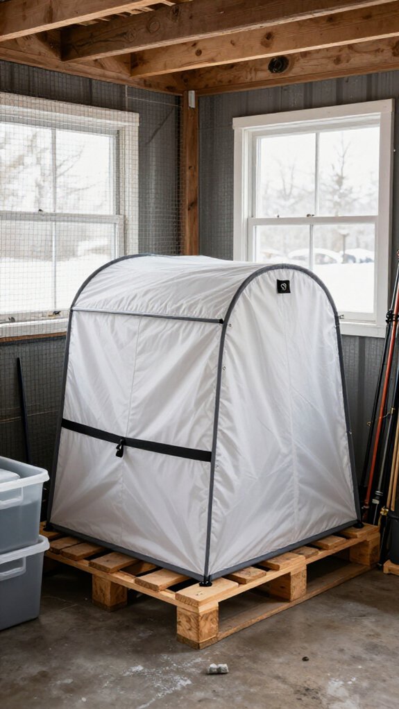 dry elevated critter proof storage
