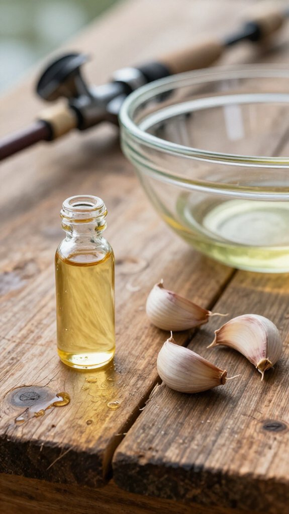 fish oil garlic lure scent