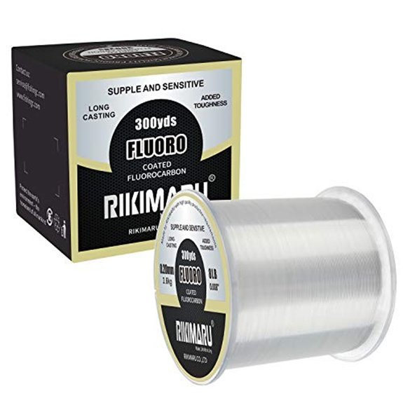 RIKIMARU Fluorocarbon Fishing Line 6LB 300Yds