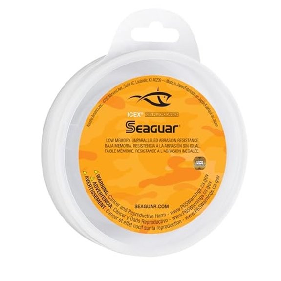 Seaguar IceX 100% Fluorocarbon Fishing Line (6lb 50yd)