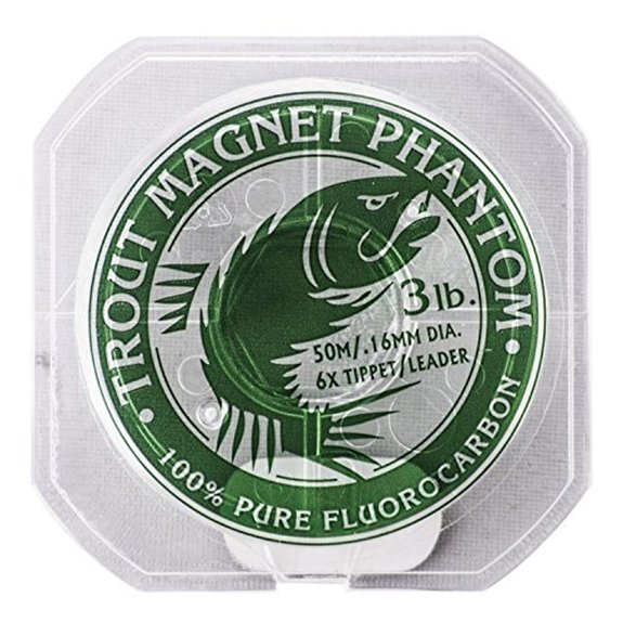 Trout Magnet Phantom 100% Fluorocarbon Fishing Leader Line