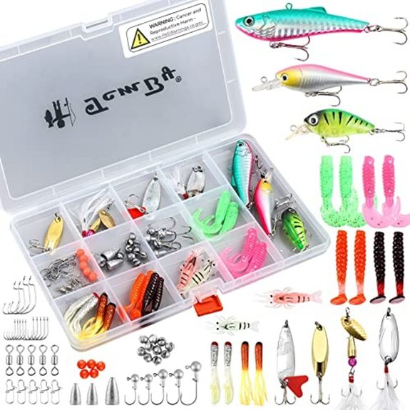TCMBY Freshwater Fishing Lures Tackle Kit
