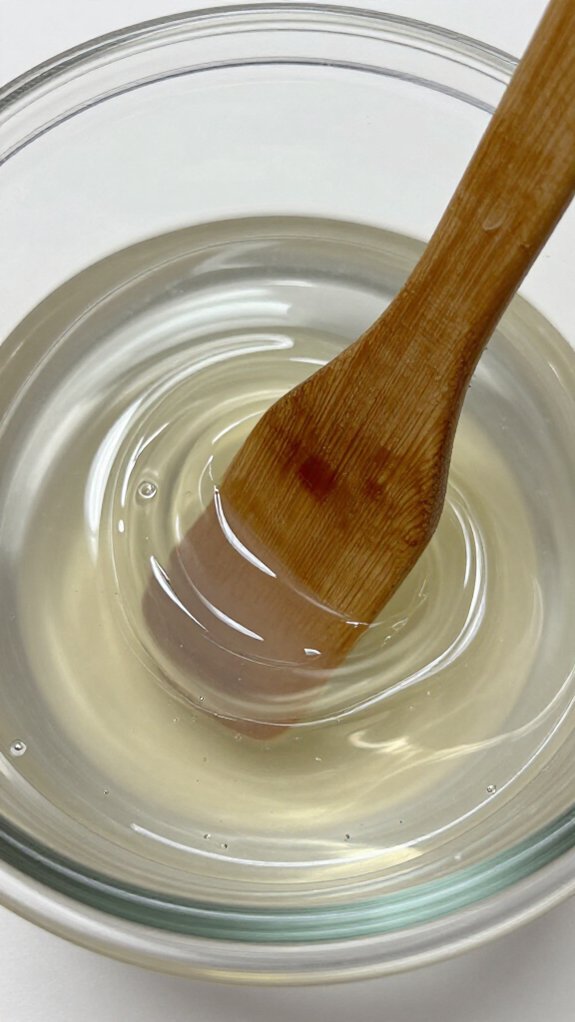 gentle mixing prevents bubbles