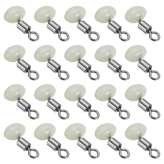 PATIKIL Glow in The Dark Cross-Line Fishing Swivels (20-Pack)