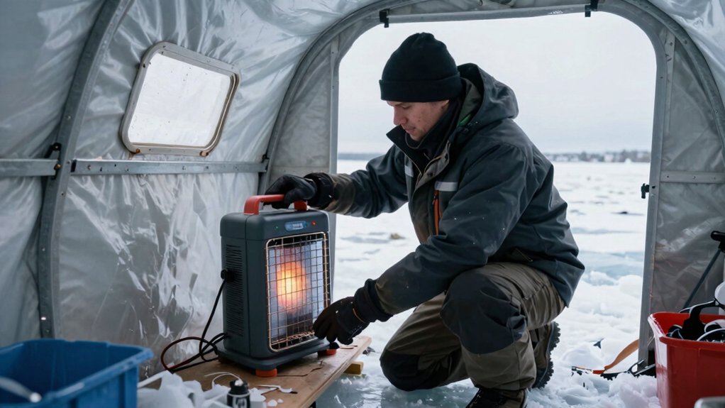 heater safety in shelters
