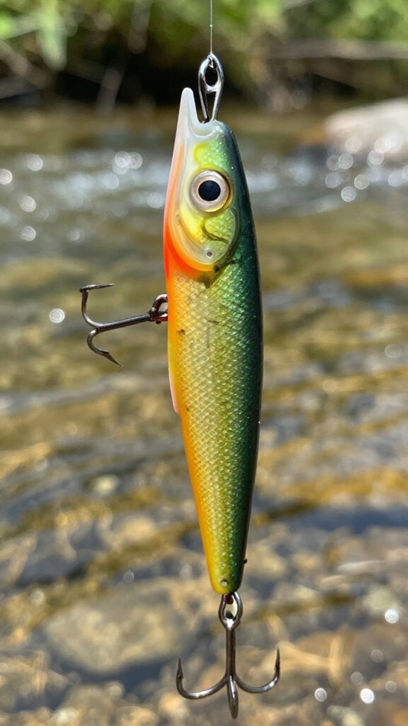 hook centered weight positioned