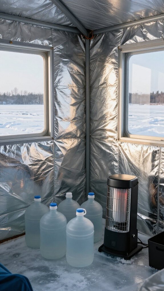 hot water jars radiate warmth