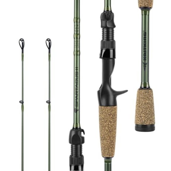 KastKing Spartacus II Twin-Tip Casting Rods 6'8 MH Power Fast
