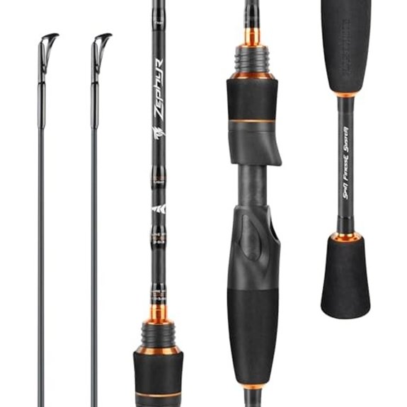KastKing Zephyr Finesse Spinning Rods 6'8 UL