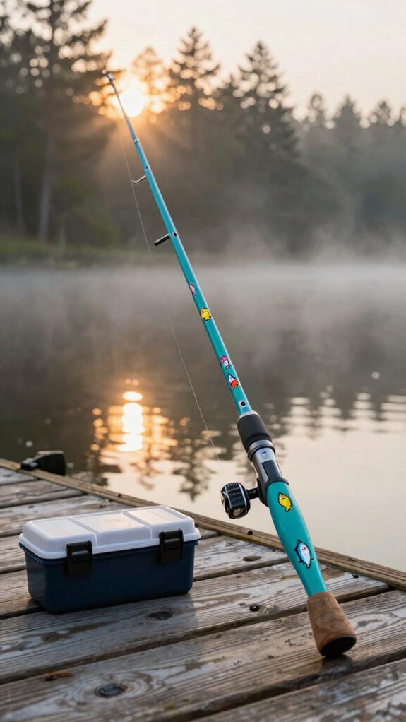 kids fishing rod features