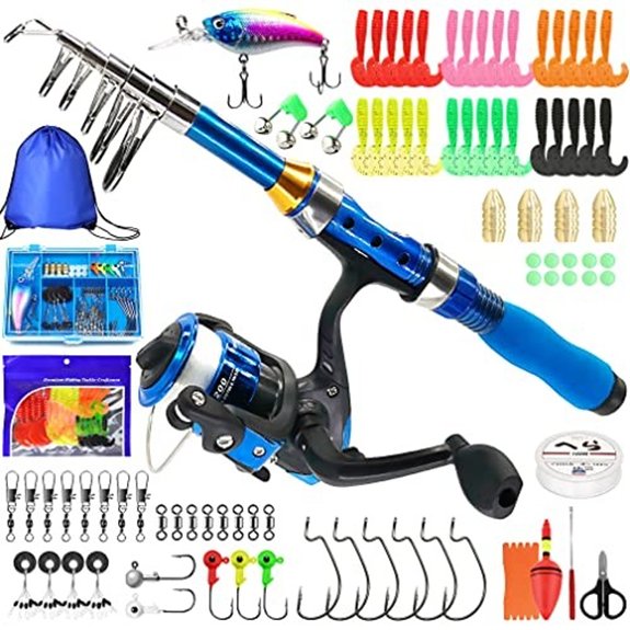 Kilitn Kids Telescopic Fishing Rod and Reel Combo