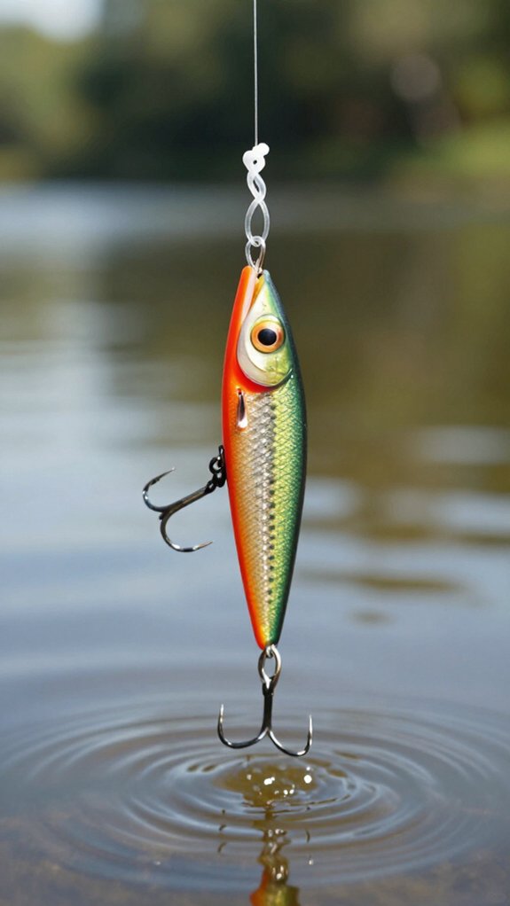 lure action with loop