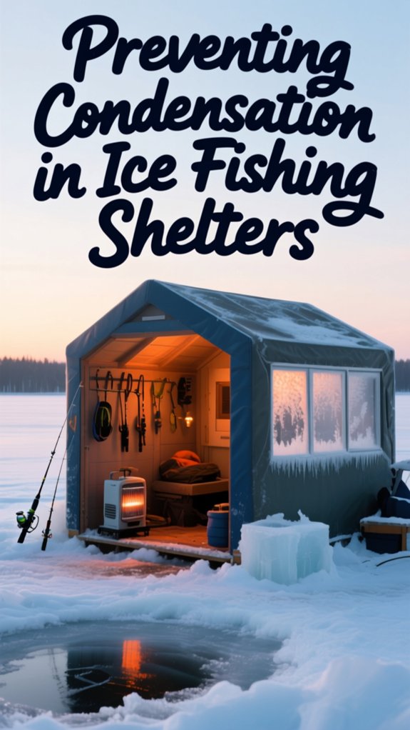 How to Prevent Condensation in an Ice Fishing Shelter