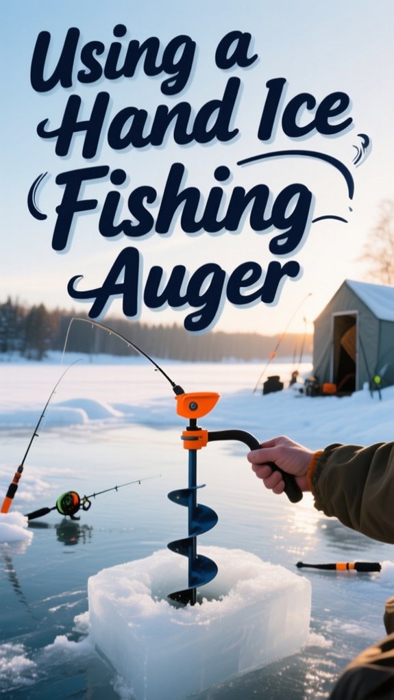 How to Use a Hand Ice Fishing Auger
