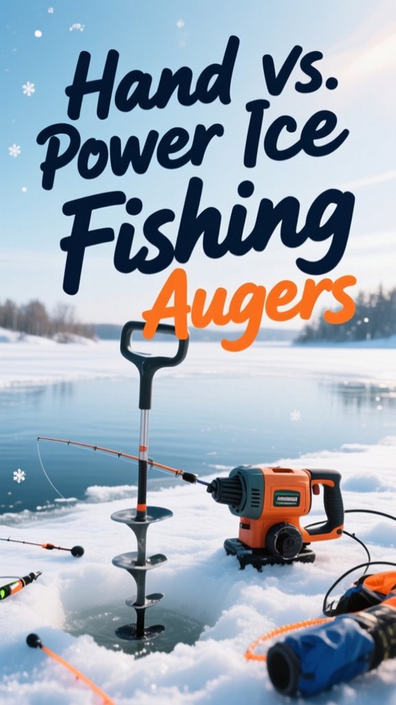 Hand vs. Power Ice Fishing Augers: Key Differences