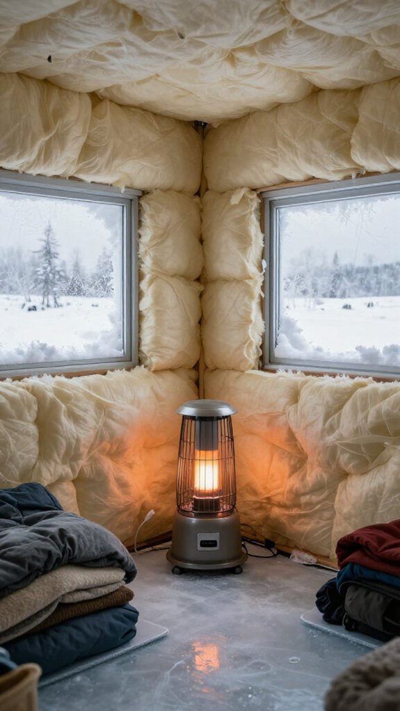 match insulation to heater