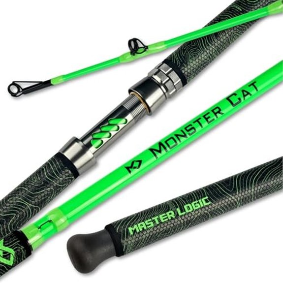 MASTER LOGIC Monster Catfish Casting Rod 7' MH Glow-in-Dark 1-Piece