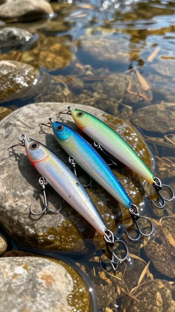 natural subtle transparent lures