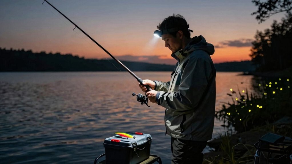 night fishing lure techniques