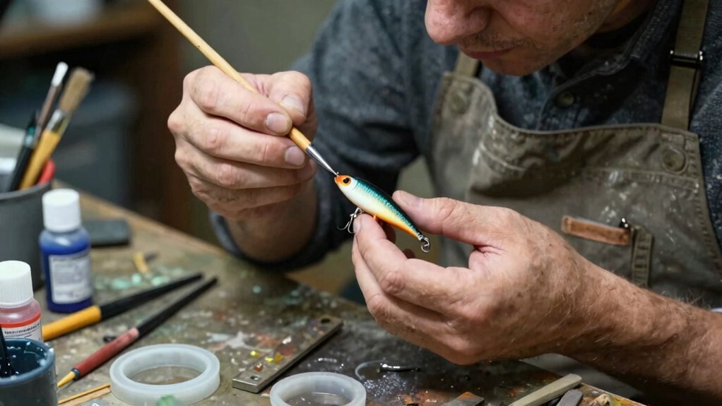 painting durable realistic lures