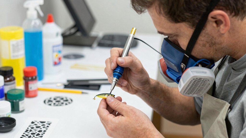 precise lure airbrushing techniques