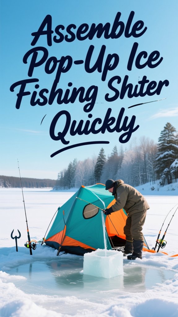How to Assemble a Pop-Up Ice Fishing Shelter Quickly