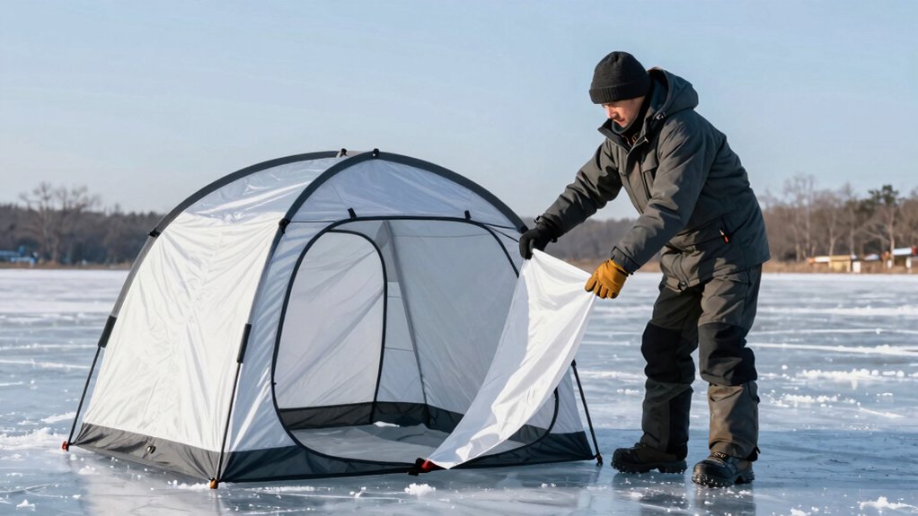 rapid pop up shelter setup
